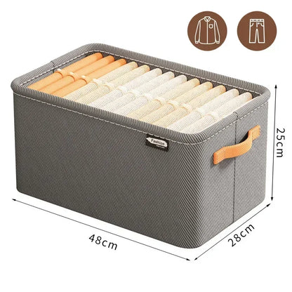 Thick Clothes Organizer Storage Box — Drawer Cabinet for Pants, Sweaters, Jeans, and Wardrobe Clothes