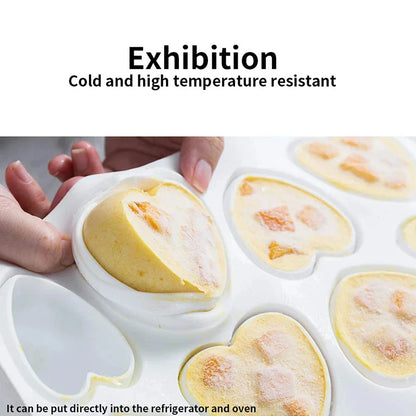3D Silicone Pastry Mold — French Dessert, Mousse & Cake Baking Pan for Chocolate, Candles, Soap, Fondant, DIY Cake Decoration Tools