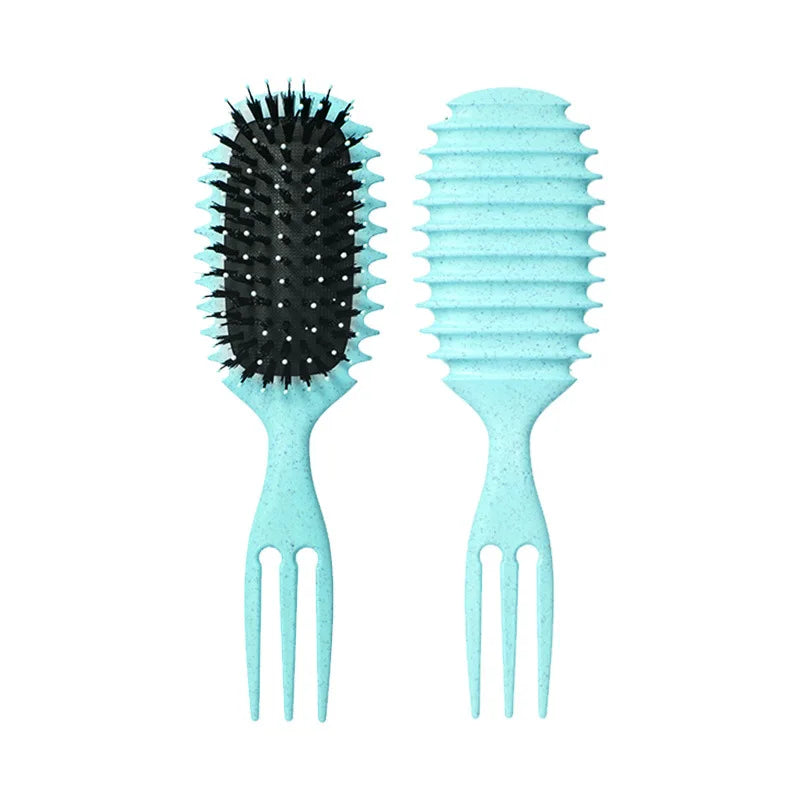 Candy Brush Curly Hair Styling – Nylon Bristle Detangling & Volumizing Comb for All Hair Types