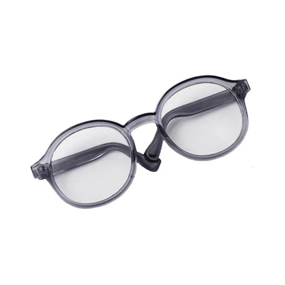 6.5cm Transparent Plastic Glasses for BJD Dolls, Labubu, MSD, SD, EXO - Sunglasses for 1/8, 1/6, 1/3, 1/4 Plush Dolls