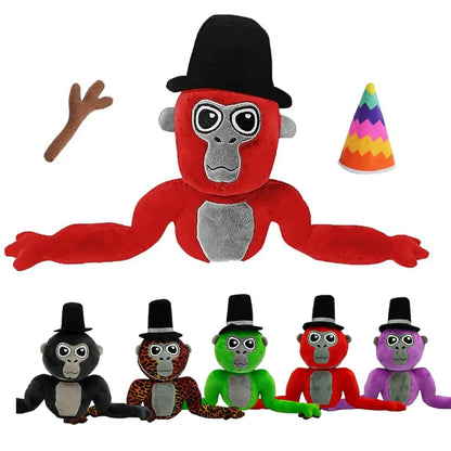 Gorilla Tag Monke Plush Toy – Cute Cartoon Stuffed Animal for Kids Birthday & Christmas Gifts