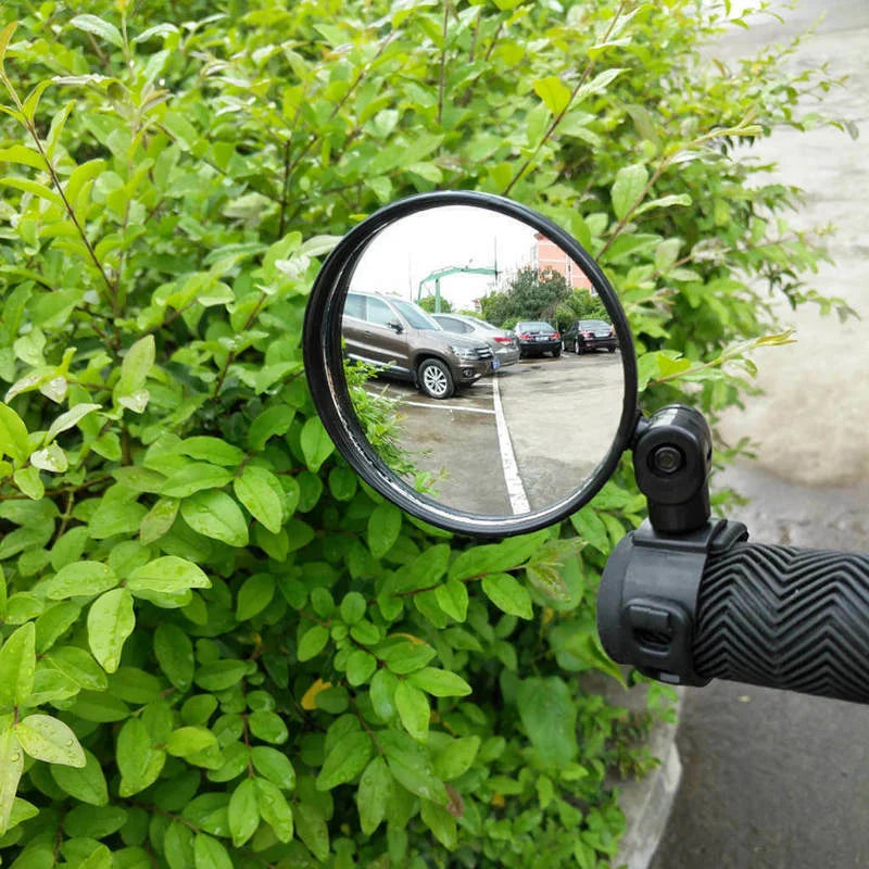 Universal Bicycle & Motorcycle Rearview Mirror | 360° Rotatable Adjustable Handlebar Mirror