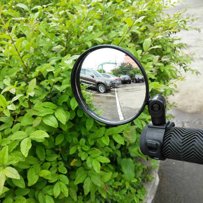 Universal Bicycle & Motorcycle Rearview Mirror | 360° Rotatable Adjustable Handlebar Mirror