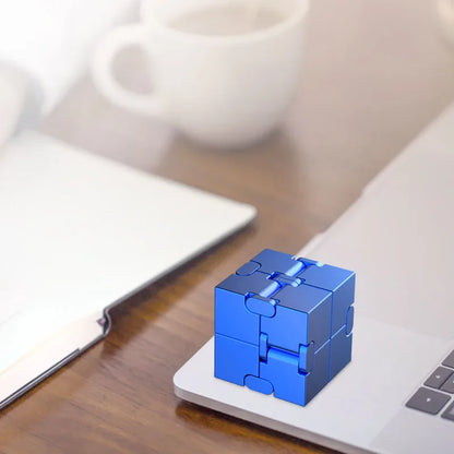 Magic Infinity Cube – Stress Relief & Educational Fidget Toy for Kids and Adults, Portable Christmas Gift