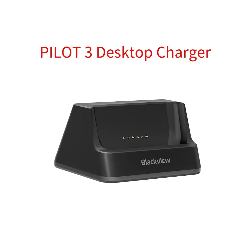 Blackview & OSCAL Base Dock Charger – Compatible with BL7000, PILOT 3, XPLORE 1/1 Pro, TANK 1, SPIDER 10, Active 7 – Desktop Charging Station