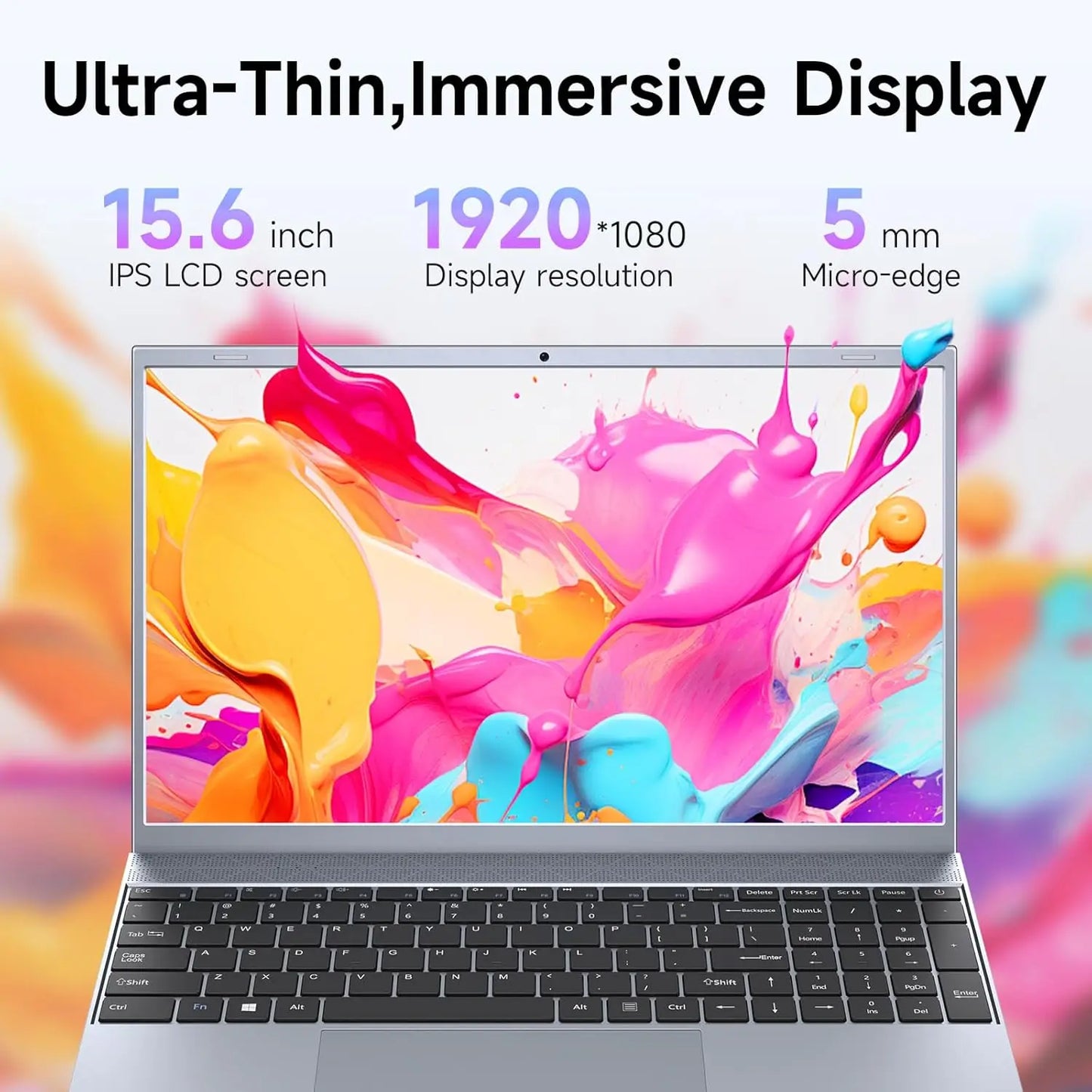 15.6" Laptop J3710 – 8GB RAM, 256GB SSD, Windows 11, Ideal for Students & Business