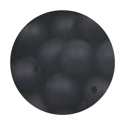 50Pcs Silicone Spacer Beads - 9/12/15mm Round Loose Beads for DIY Necklace Bracelet Jewelry Making