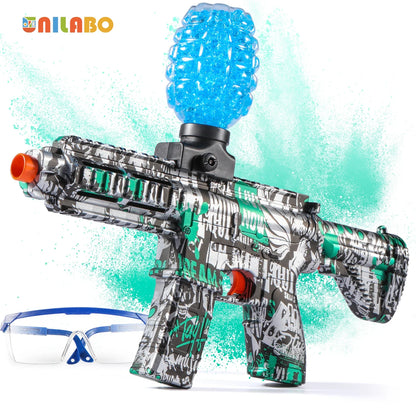 M416 Electric Ball Blaster Toy Gun – High-Speed Metallic Finish, Rechargeable, Halloween & Thanksgiving Gift (Bullets Not Included)