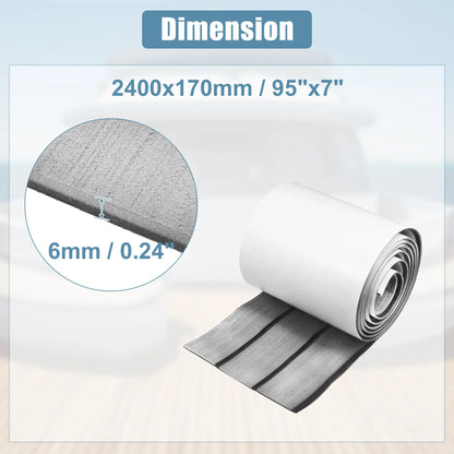 Uxcell EVA Foam Boat Flooring – Teak Foam Decking Marine Yacht Deck Mats (Multiple Sizes)