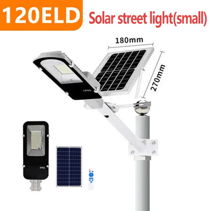 200W Outdoor Solar Street Light — Powerful 6000mAh Waterproof LED, Automatic Dusk-to-Dawn for Garage & Garden