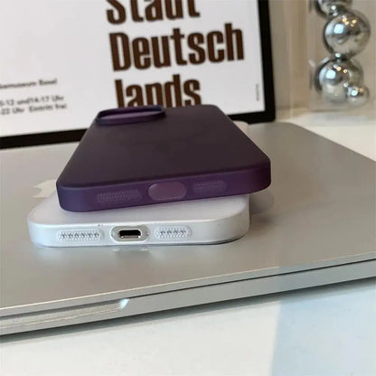 Matte Ultra-Thin iPhone Case – Hard PC Translucent Cover with MagSafe Magnetic Wireless Charging, Fits iPhone 11-17 Pro Max