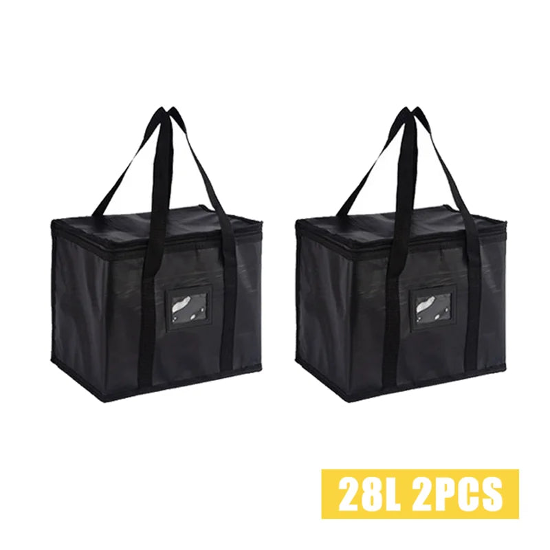 70L Large Insulated Thermal Cooler Bag – Portable Lunch Tote, Tin Foil Food Storage for Picnic, Camping, and Fresh Keeping