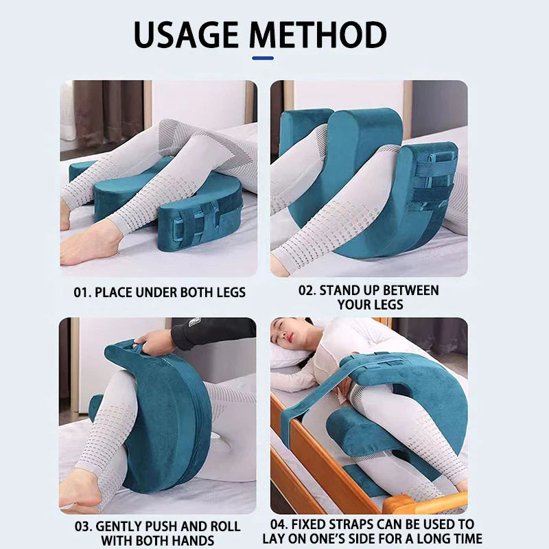 Bed Turnover Assistant for Elderly: Bedsore Pad Nursing Device - U-Shaped Pillow for Patient Turning and Side-Lying Assistance
