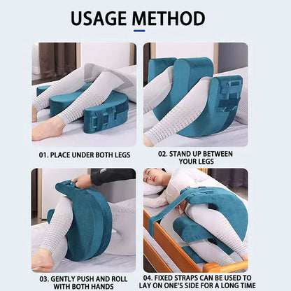 Bed Turnover Assistant for Elderly: Bedsore Pad Nursing Device - U-Shaped Pillow for Patient Turning and Side-Lying Assistance