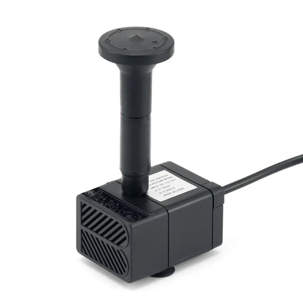 5W Solar Powered Water Fountain – Garden Decoration with Stake, Water Pump & Energy-Saving Watering System for Fish Tanks