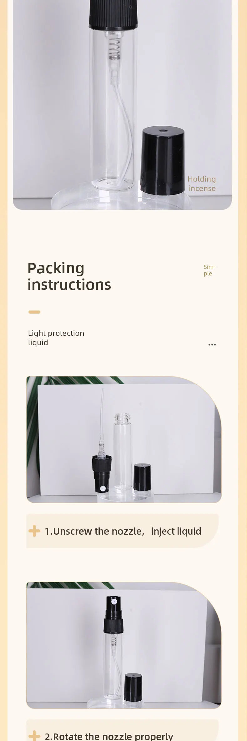 50-Pack 5ml Mini Glass Perfume Spray Bottles – Transparent High-Quality Portable Travel Sub-Bottles