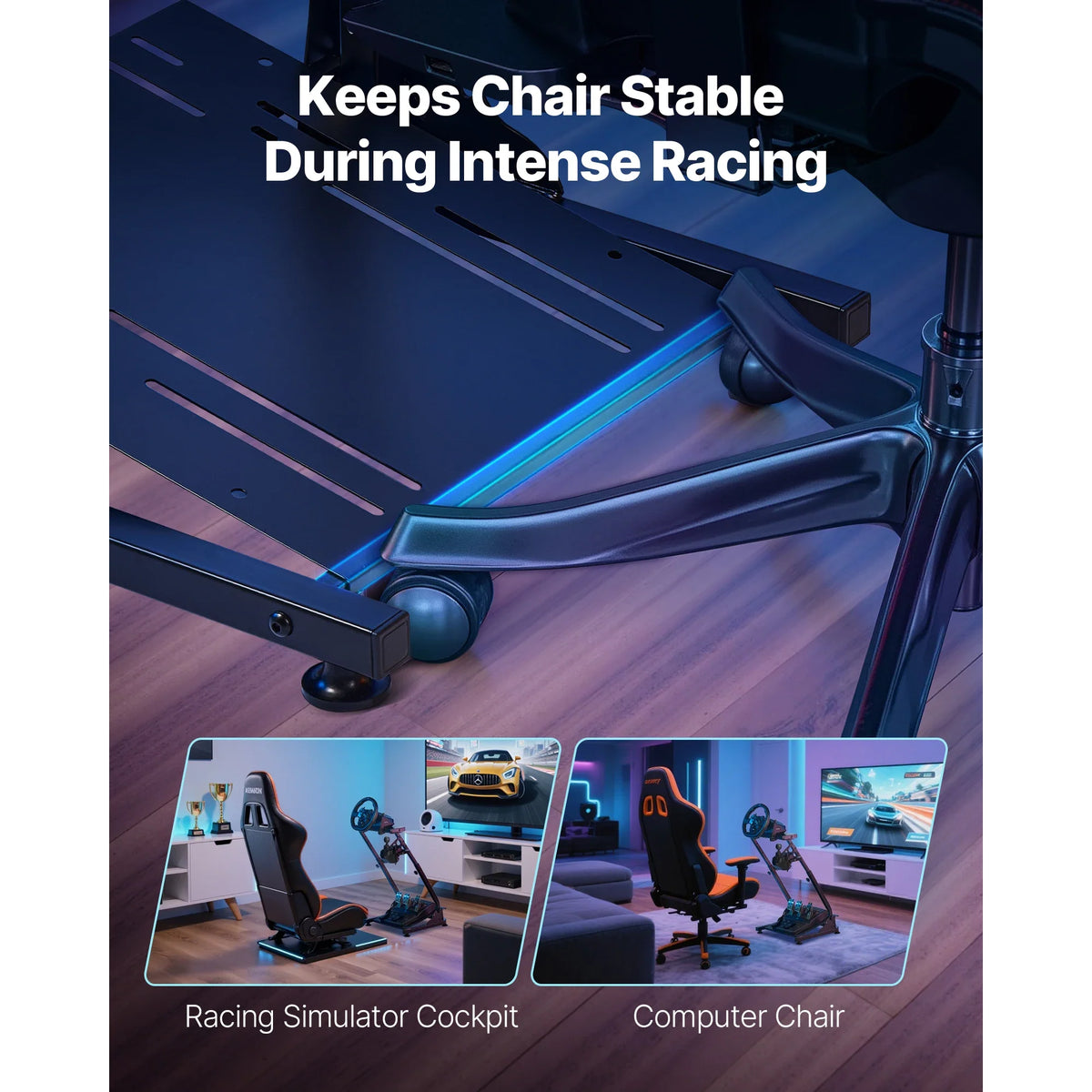 SucceBuy G920 Racing Steering Wheel Stand – Shifter Mount Compatible with Logitech G27, G25, G29 (Pedals Not Included)