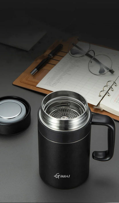 Large Capacity Stainless Steel Vacuum Flask Heat Preservation Insulated Household Cup