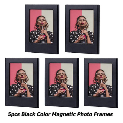 3-Inch Magnetic Photo Frames for Fujifilm Instax Mini – Compatible with Mini 12/11/Evo/40/7+/25/90/99/SE/Link2/3 Film