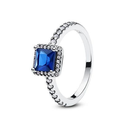 925 Sterling Silver Women’s Ring – Crown, Heart & Wishbone Design with Crystal, Rose Gold Engagement & Wedding Jewelry