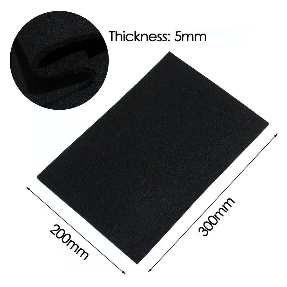 Durable Graphite Felt Welding Blanket Torch Shield Pack - High Temp Carbon Fiber Protection (300x200mm)