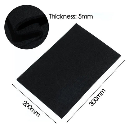 Durable Graphite Felt Welding Blanket Torch Shield Pack - High Temp Carbon Fiber Protection (300x200mm)