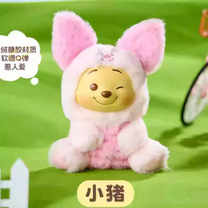Original Winnie the Pooh Vinyl Plush Blind Box — Naughty Party Pooh Bear Bag Pendant, Cute Surprise Doll Gift
