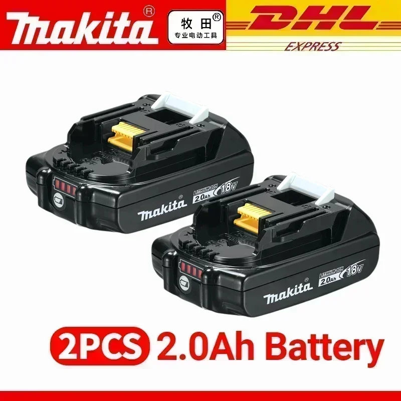 Genuine Makita 18V Battery – 6Ah/5Ah/3Ah Rechargeable for Drill DGA404, DDF487, DTW700, DTD173, HR410D, DJV182, LXT400