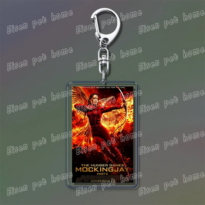Classic Movie Keychains – Jaws, Fight Club, Avatar Pendant Key Rings for Bags & Fan Gifts