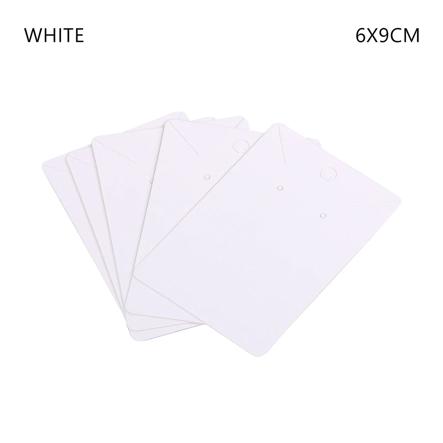 50PCS Jewelry Display Cards — Self-Seal Cardboard Hang Tags for Earrings & Necklaces, Jewelry Organizer Packaging