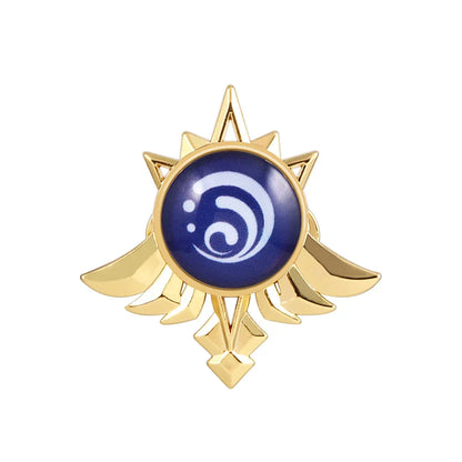 Genshin Impact Sumeru Vision Pins - Anime Character Element Badge Lapel Brooch Collectible Accessories