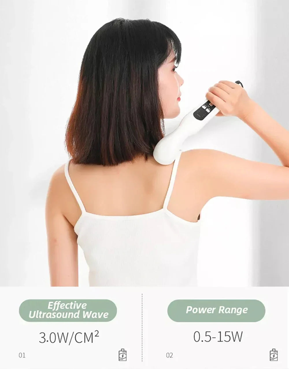 Ultrasound Physiotherapy Device – Pain Relief Massager & Muscle Stimulator for Arthritis & Physical Therapy