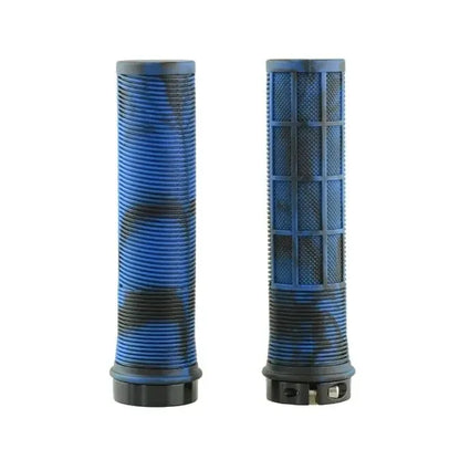 TPR Aluminum Alloy Lock-On Bicycle Handlebar Grips — Integrated Non-Slip MTB Cuffs for Bike Parts