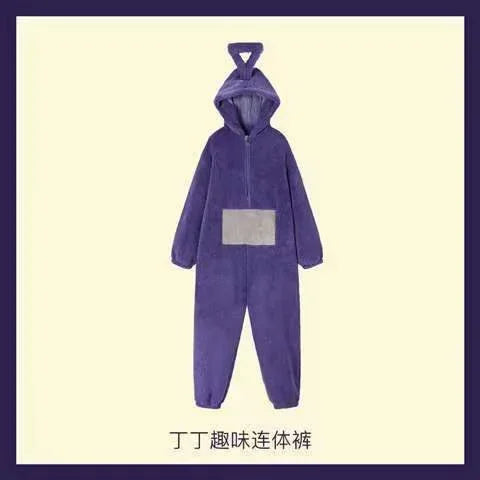 Teletubbies Adult & Kids Pajamas Costume - Soft Long Sleeve Unisex Cosplay Party Wear
