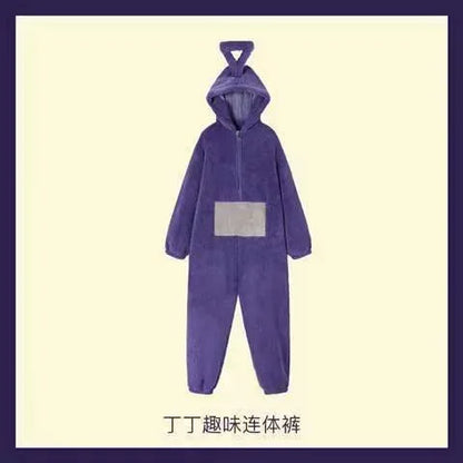 Teletubbies Adult & Kids Pajamas Costume - Soft Long Sleeve Unisex Cosplay Party Wear