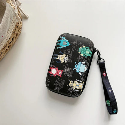 Lanyard Storage Bag Case for R36S/R36H/RG35XX/R36 Ultra/K36 — Protective Handbag Pouch for Video Game Console Accessories