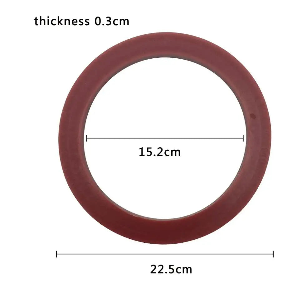 High Temperature Silicone Casting Gaskets – Jewelry DIY Casting Machine Seals (3–7 Inch Durable Rubber Rings)