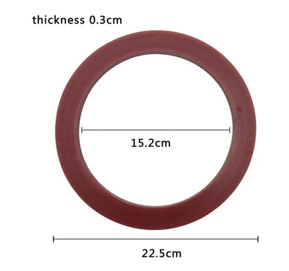 High Temperature Silicone Casting Gaskets – Jewelry DIY Casting Machine Seals (3–7 Inch Durable Rubber Rings)