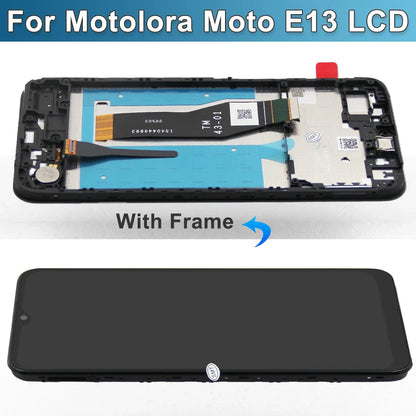 6.5" Motorola Moto E13 LCD Display Touch Screen Digitizer Assembly Replacement Parts