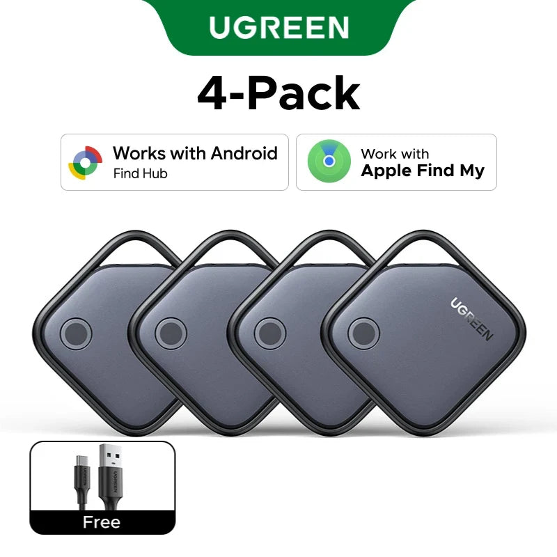 UGREEN Smart Bluetooth Tracker Card - Apple Find My & Android Find Hub Compatible
