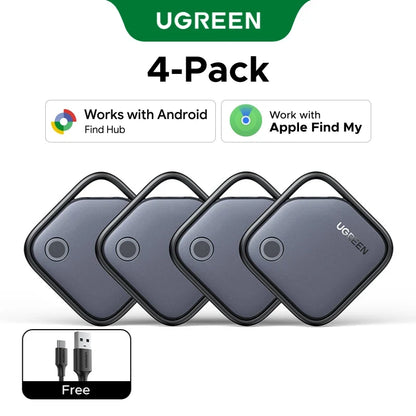 UGREEN Smart Bluetooth Tracker Card - Apple Find My & Android Find Hub Compatible