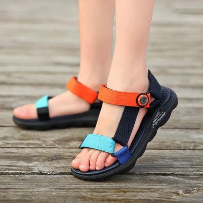 Kids Summer Sandals Sneakers – Non-Slip Breathable Outdoor Beach Shoes for Boys & Girls, Lightweight Fashion Footwear