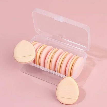 3/10PCS Mini Cosmetic Cushion Puffs – Professional Finger Puffs for Foundation & Concealer Makeup