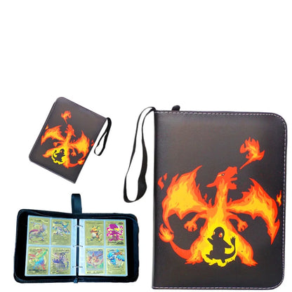 NEW Pokémon Card Album — 400pcs Binder Zipper PU Leather Storage Book for Anime Card Game Collection