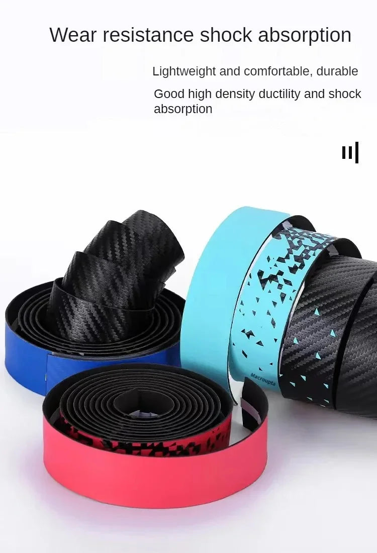 Bicycle Handlebar Tape – Anti-Vibration PU EVA Non-Slip Road Bike Wrap for Racing & Cycling