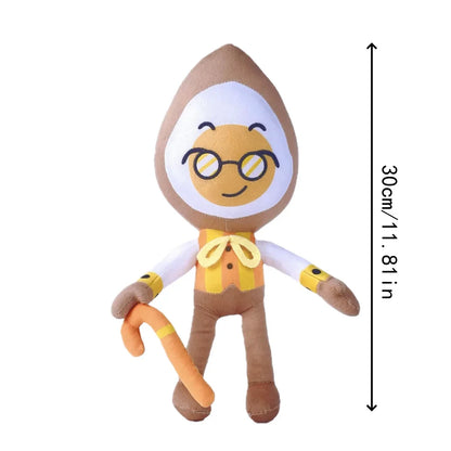 Kawaii Dandy's World Plush Toys – Twisted Eggson Painted Pattern Game Peripheral for Kids, Birthday & Xmas Gift