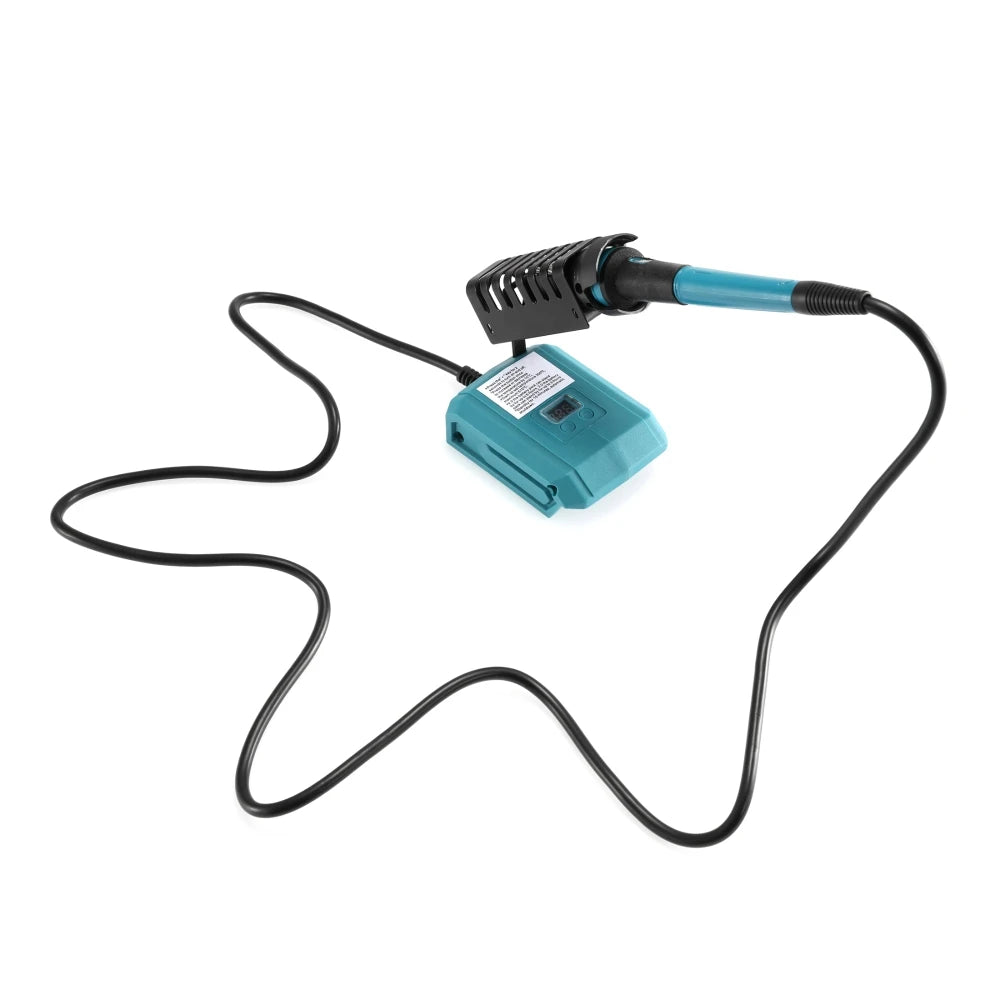 Makita 20V Battery Electric Soldering Iron – 60W Wireless Welding Tool, 300-500℃ Adjustable Temperature, Fast Heating