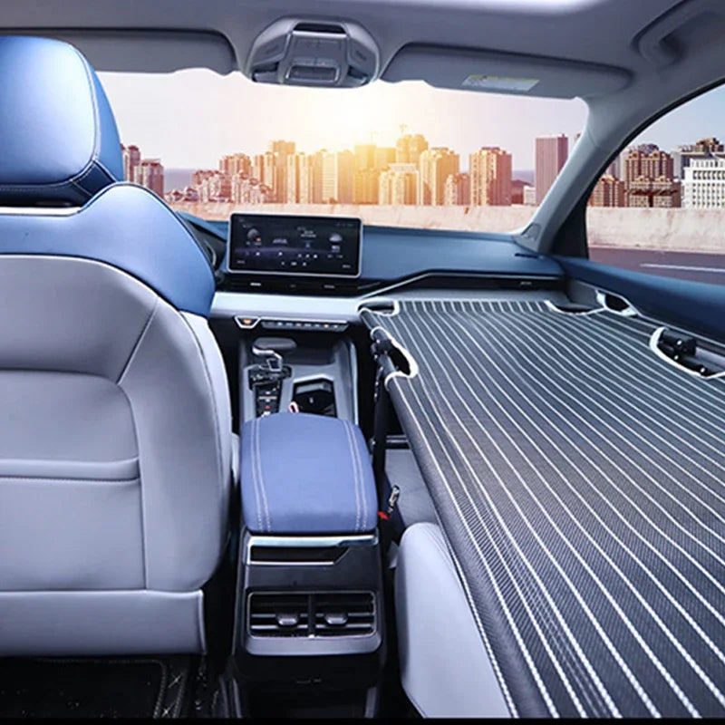 General Motors Portable Folding Bed: Co-pilot Sleep Bed for Car Modification - Ideal for Camping, Travel, Rear Seat Comfort, and Car Accessories!