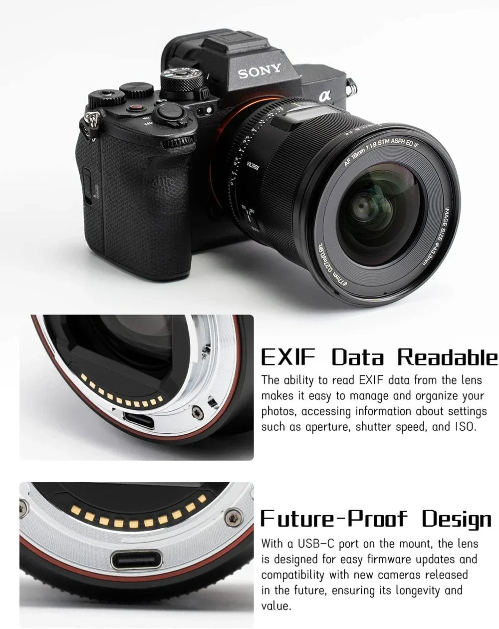 Viltrox AF 16mm F1.8 FE Wide Angle Fisheye Lens – Full Frame Camera Lens for Sony E Mount A7II, A7III, A7IV, A7SIII, A7RV, ZVE1