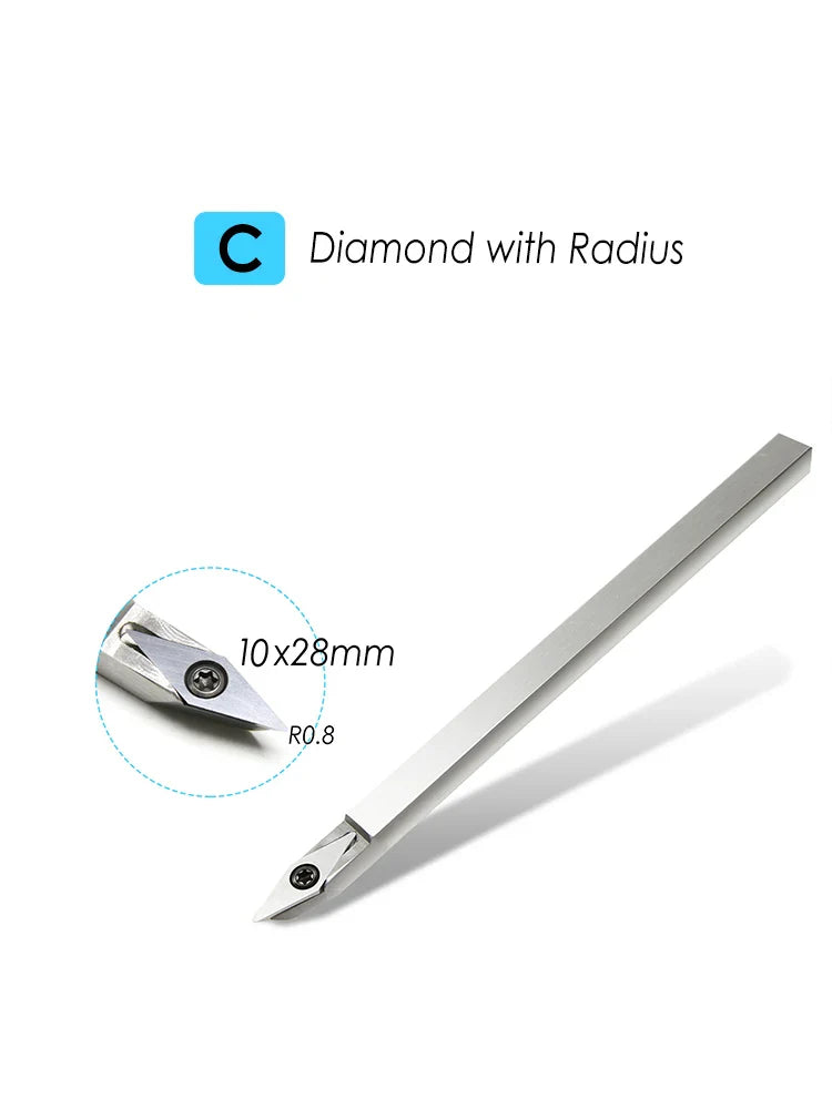 TASP Swan Neck Woodturning Tool – Carbide Insert Cutter with Aluminum Handle for Woodworking Lathe Machine